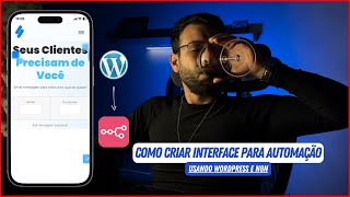 INTERFACE NO WORDPRESS CONECTADA AO N8N FORMULÁRIO WORDPRESS NO N8N [upl. by Nagem794]