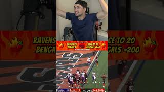 RAVENS vs BENGALS Live Reaction [upl. by Channing]