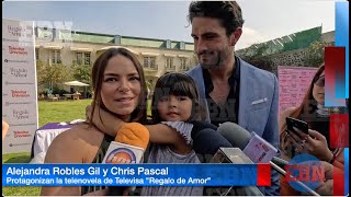 ALEJANDRA ROBLES GIL y CHRIS PASCAL protagonizan la telenovela quotREGALO DE AMORquot ❤️🎁📺 [upl. by Rehtul121]