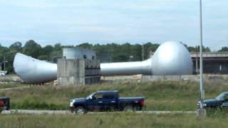 Former GM Massena Water Tower Demolition [upl. by Quintina]