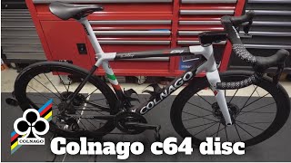 Colnago C64 disc custom painted Lightweight SRM dream build [upl. by Haduhey119]