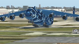 Worlds Heaviest Military Cargo Plane Crashes Right After Takeoff in XPlane 11 [upl. by Alon]