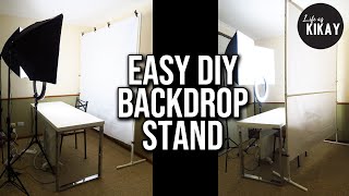 How To Make A DIY Backdrop Stand [upl. by Darraj287]