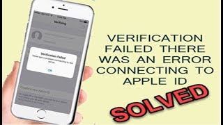 Fix Apple ID Verification Failed an Unknown Error Occurred [upl. by Acireh]