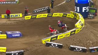 Supercross 250 Main Event Minneapolis Round 14 2018 [upl. by Nilyak]