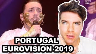 EUROVISION 2019 PORTUGAL  CONAN OSÍRIS  TELEMÓVEIS  REACTION [upl. by Dugan755]