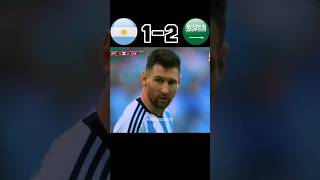 argentina vs saudi arabia Shocking 12 Defeat at World Cup 2022 [upl. by Owain304]