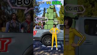 FREE FIRE BOY VS GIRL animation shorts freefire viralvideo trending animation [upl. by Pedaiah]