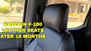 Katzkin 2021 Black Ford F150 Leather Seats Review After 18 Months [upl. by Ecaidnac]