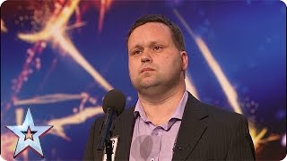 Paul Potts stuns the judges singing Nessun Dorma  Audition  Britains Got Talent 2007 [upl. by Adnuhsar]