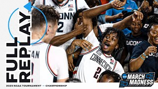 UConn vs San Diego State 2023 NCAA mens national championship  FULL REPLAY [upl. by Pros]