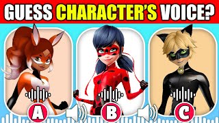 🔊 Guess The Voice MIRACULOUS LADYBUG 🔥 Ladybug Cat Noir Tikki Hawk Moth [upl. by Attesoj]