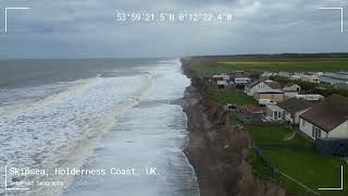 Skipsea Holderness Coast Flyby [upl. by Terbecki]