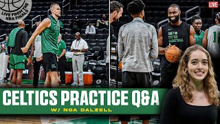 CelticsMavericks Practice QampA  Live from the NBA Finals w Noa Dalzell [upl. by Aneleve]