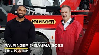 PALFINGER  bauma 2022  3 in 1 Solution [upl. by Zelikow]