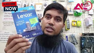 Lexar OTG pen drive unbox and data transfer speed test [upl. by Pelpel328]