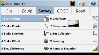 Online Demo of SurvCE with Total Station for the Surveying Project [upl. by Roti]