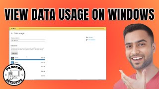 How to View Data Usage on Windows [upl. by Eniamahs204]