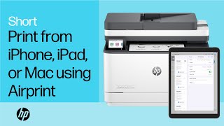 Print from your iPhone iPad or Mac with an HP printer using AirPrint  HP Support [upl. by Ferdinand]