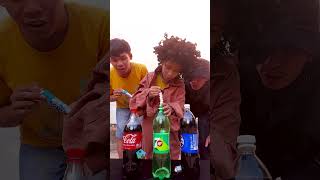 Anh em Ăn Kẹo Mentos vs Nước Ngọt Coca Cola  Pepsi  7 UP và cái kết [upl. by Lladnarc541]