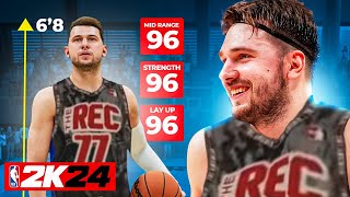 LUKA DONCIC BUILD w 96 Layup 96 Middy and 96 Strength  UNGUARDABLE [upl. by Portugal]