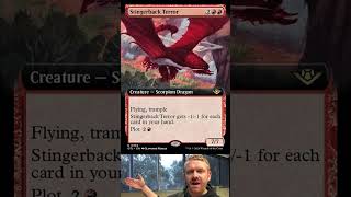 🔴Stingerback Terror doesnt have haste and that boggles my mind — MTG Outlaws of Thunder Junction [upl. by Htebazileharas]