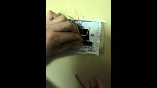 Install Venstar T5800 Thermostat  How Guide with the common wire  WHY [upl. by Marcella]