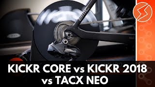 Noise Demo Wahoo KICKR 2018 vs KICKR Core vs TACX NEO vs KICKR 2017 [upl. by Ilrahs]