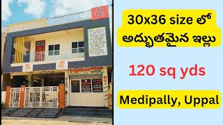 50ft road కి అధ్బుతమైన ఇల్లు ll 120 sq yds  G1 ll House for sale in Medipally [upl. by Culver262]