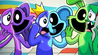 SMILING CRITTERS but theyre RAINBOW FRIENDS Poppy Playtime Chapter 3 Animation [upl. by Kinnon]