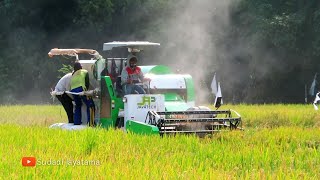 KOMBI SAWAH BESAR JAVATECH 93 HP MEMANEN PADI DENGAN CEPAT [upl. by Macrae]