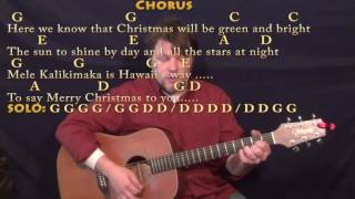 Mele Kalikimaka Christmas Strum Guitar Cover Lesson in G with ChordsLyrics [upl. by Haon879]