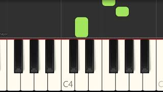 Lang zal ze leven Heel eenvoudig Piano tutorial Synthesia [upl. by Lady481]