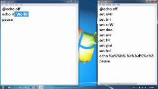 Batch Scripting  11  Basic Encryption [upl. by Ball]