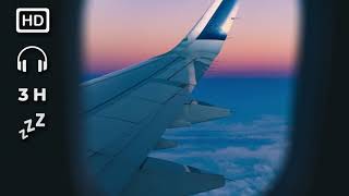 Bruit Blanc Avion pour dormir  relaxation  ASMR  3 heures [upl. by Duggan]