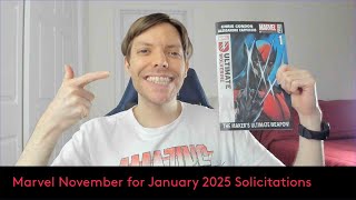 Marvel November for January 2025 Solicitations [upl. by Hyrup]