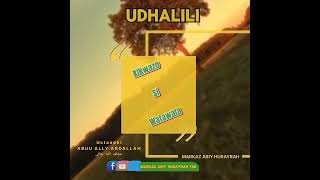 UDHALILI 🎙️ USTAADHI ABUU ALLY ALLAH AMHIFADHI [upl. by Aay435]