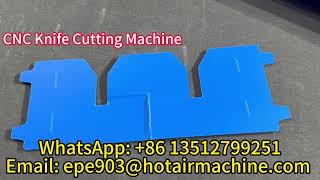 Cutting PP Board By CNC Knife Cutting Machine [upl. by Ainet]