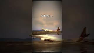 asiana 214 low landing😢 boeing aviation aircraftcrew automobile aircraftpilot avgeek pilot [upl. by Bond]