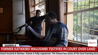 FORMER KATIKKIRO WALUSIMBI TESTIFIES IN COURT OVER LAND [upl. by Einattirb]