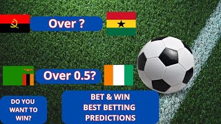 2025 Africa Cup of Nations Qualifier Predictions  AFCON 2025  Football Predictions for Friday [upl. by Ansilme]