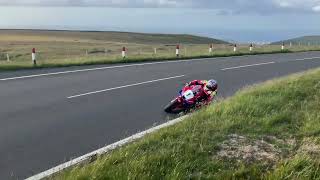 TT 2024  Davey Todd Wins Senior TT final Lap Over Mountain [upl. by Lyford]