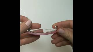 How To Open Close and Wear a Barrette [upl. by Mcleroy]