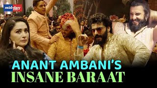 Madhuri Dixit Priyanka Chopra and Ranveer Singhs Fiery Performances at Anant Ambanis Baraat [upl. by Wilfreda]