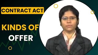 KINDS OF OFFER  FORMATION OF CONTRACT  INDIAN CONTRACT ACT 1872 [upl. by Wivinah]