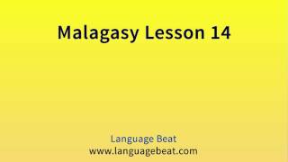 Learn Malagasy  Lesson 14  Malagasy Phrases for Beginners [upl. by Ettennad]