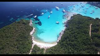 Paxos AntiPaxos Beaches Greece [upl. by Nobie262]