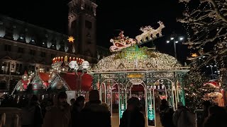 Hamburg Germany Christmas Markets walking tour December 2023christmasmarket weihnachtsmarkt [upl. by Busch]