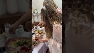 Vi racconto il matrimonio di CatalinaGanea11 👰🏼‍♀️💍🤵🏻pt1 weddingday bridesmaids vlog [upl. by Burkitt657]