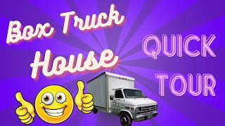 Box Truck House with Off Grid Power TOUR [upl. by Etnor]